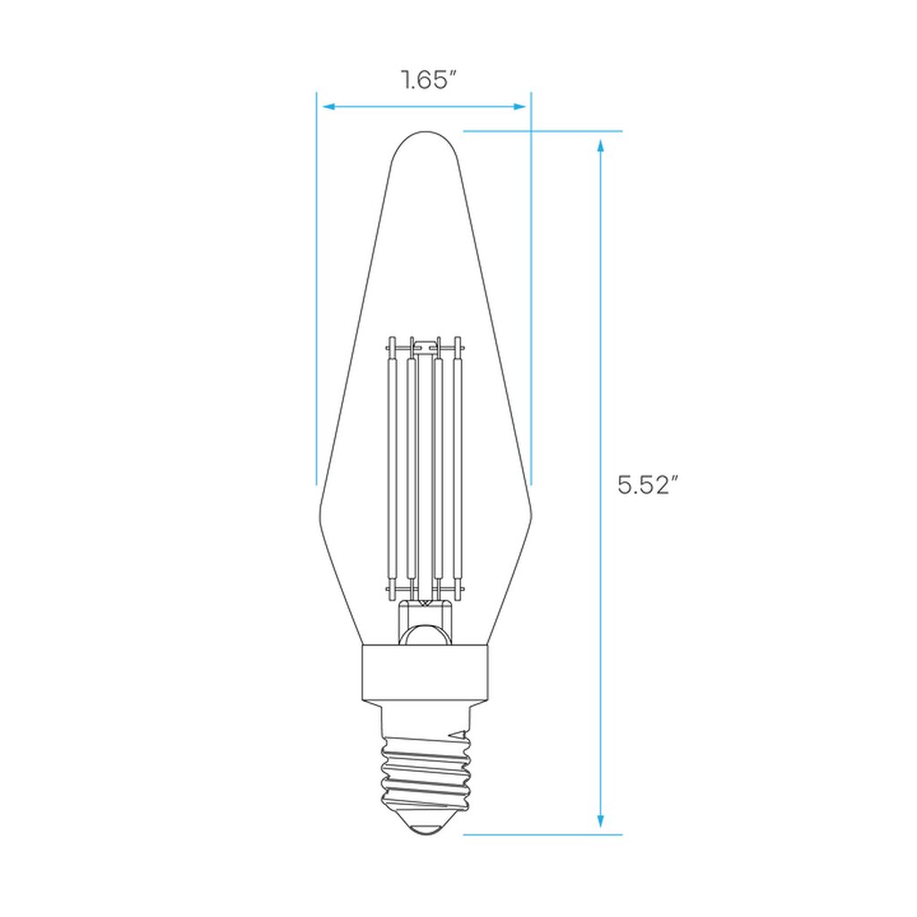 Luxrite LR21673 4.5W Prism Daylight LED Light Bulb