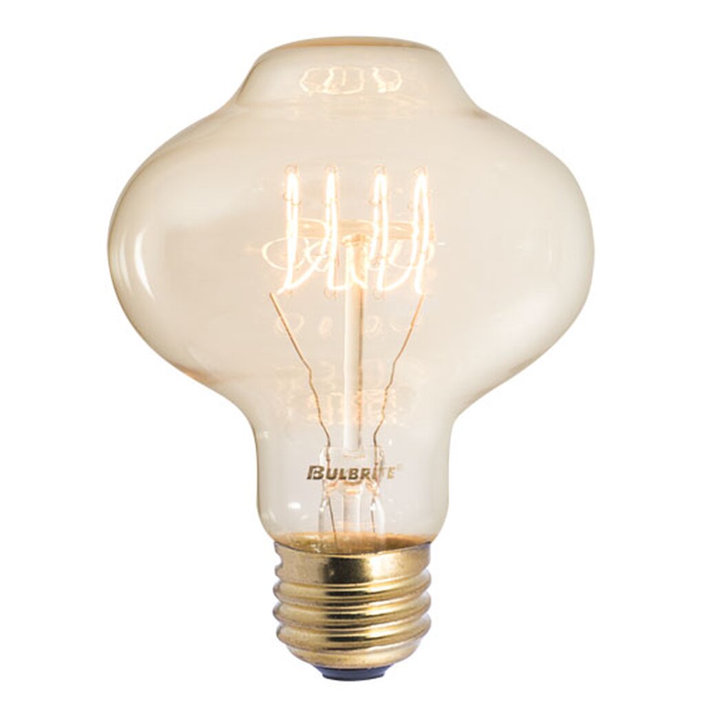 Bulbrite 861230 (132521) 40W BT27 Amber Incandescent Light Bulb