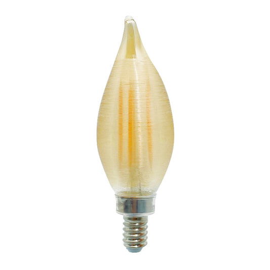 Bulbrite 862786 (776591) 4W C11 Amber LED Light Bulb