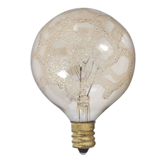 6 pack - Bulbrite 861320 (144024) 25W G16.5 Incandescent Light Bulb