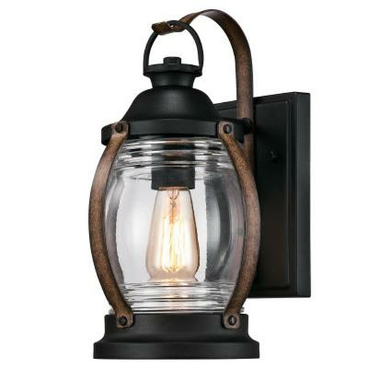 Westinghouse 6335100 Wall Pack Fixture 1 Light Wall Textured Black and