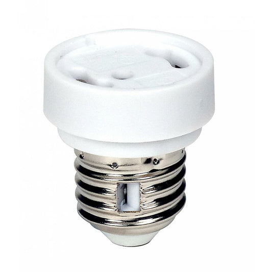 6 pack - Satco S70-210 Socket Adaptor 660W White Medium To GU24 Socket