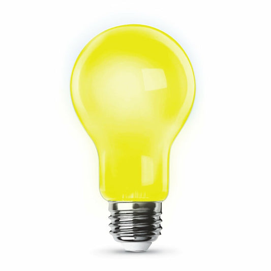 Feit Electric A19100/BUG/LED 8.8W A19 Yellow LED Light Bulb