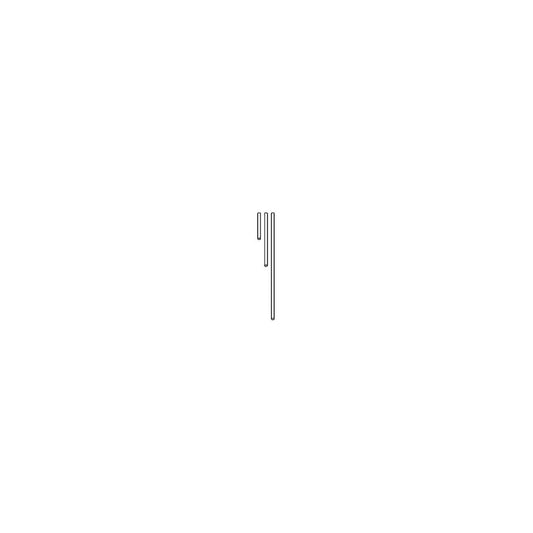 Kichler 2998CH 6" Downrod KICH Stem .5 x 6 inch