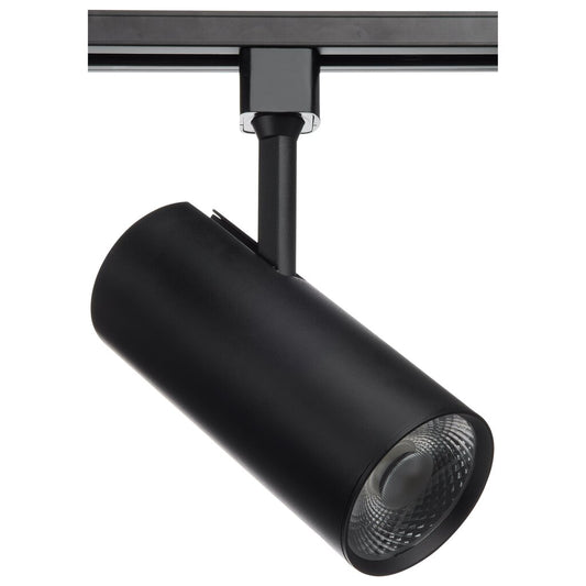 Satco TH624 30W LED Track Head Fixture Commercial Black; Cylinder; 36