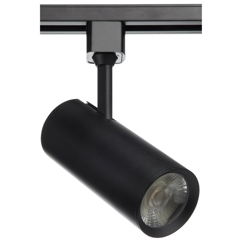 Satco TH614 20W LED Track Head Fixture Commercial Black; Cylinder; 36