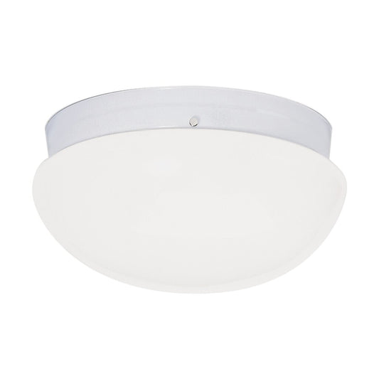 Satco SF77-987 Flush Mount Fixture 2 Light - 12" Flush with White