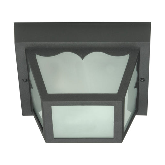 Satco SF77-863 Flush Mount Fixture 1 Light - 8" Carport Flush with