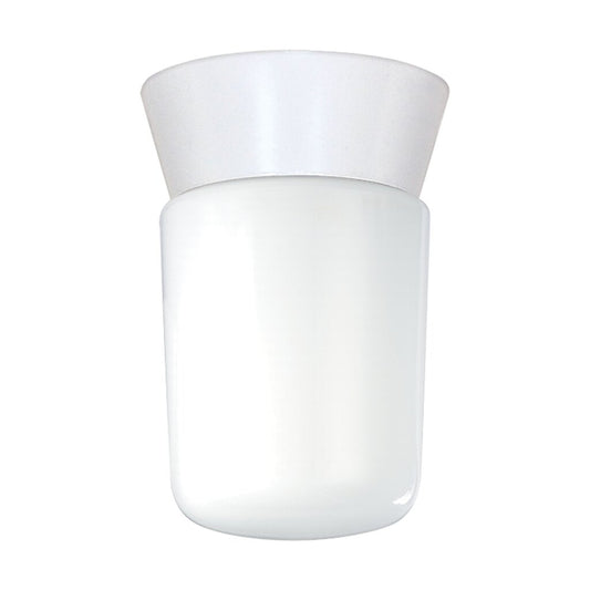 Satco SF77-533 Flush Mount Fixture 1 Light - 8" Utility Ceiling with