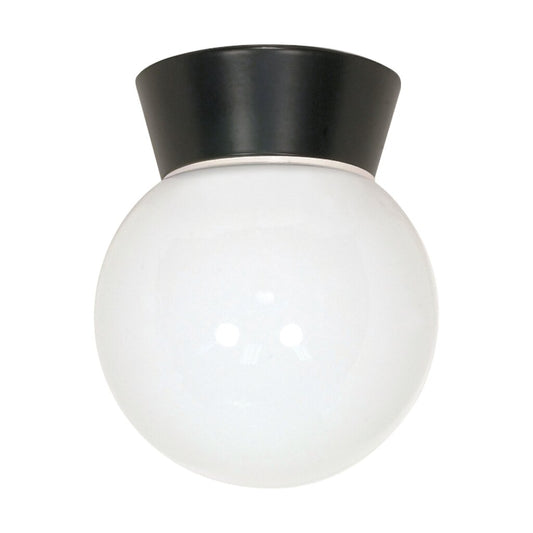 Satco SF77-157 Flush Mount Fixture 1 Light - 8" Utility Ceiling with