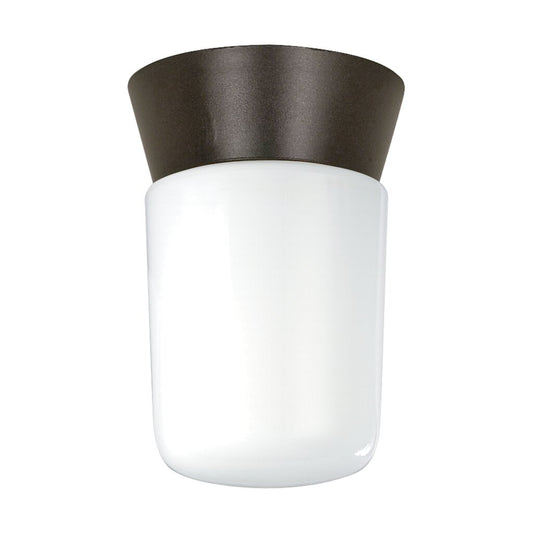 Satco SF77-156 Flush Mount Fixture 1 Light - 8" Utility; Ceiling Mount