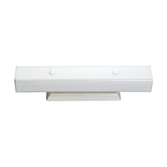 Satco SF77-088 Vanity Fixture 4 Light - 24" with White "U" Channel