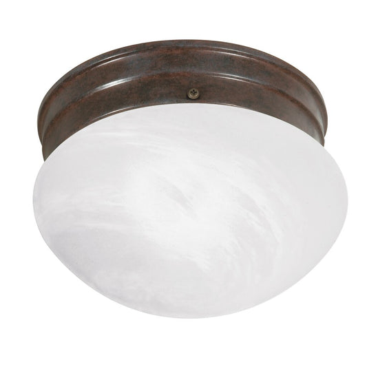 Satco SF76-670 Flush Mount Fixture 1 Light - 8" Flush with Alabaster