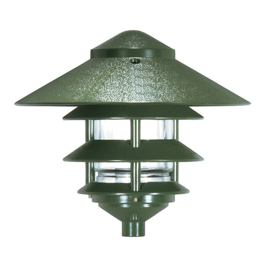 Satco SF76-636 Post Lantern Fixture 1 Light - 8" Pathway Three Louver