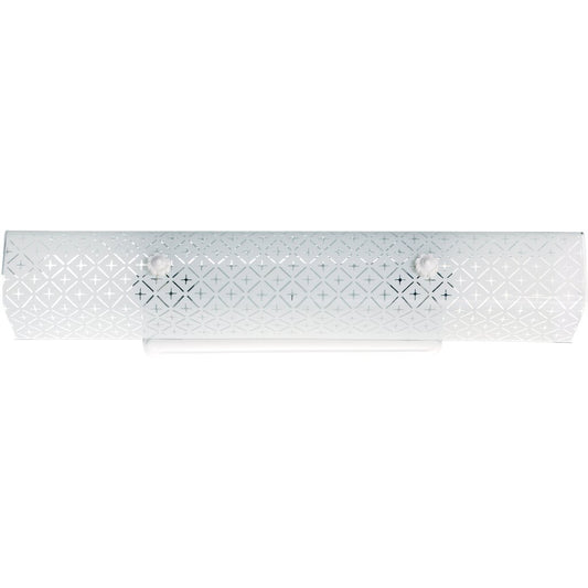 Satco SF76-277 Vanity Fixture 4 Light - 24" with Diamond "U" Channel