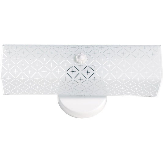 Satco SF76-276 Vanity Fixture 2 Light - 14" with Diamond "U" Channel