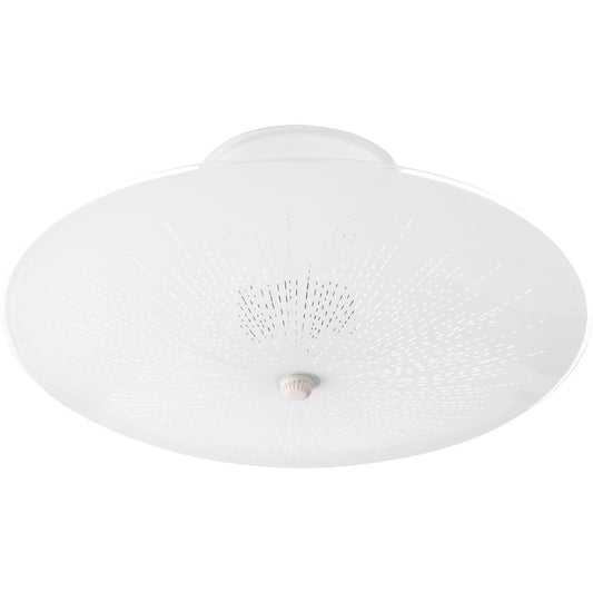 Satco SF76-269 Flush Mount Fixture 2 Light - 12" Flush with Round