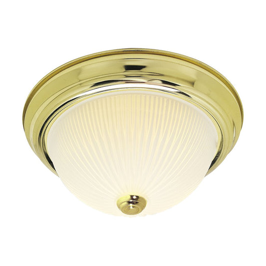 Satco SF76-132 Flush Mount Fixture 2 Light - 13" Flush with Frosted