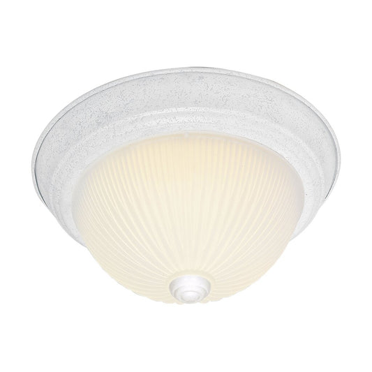 Satco SF76-131 Flush Mount Fixture 2 Light - 11" Flush with Frosted