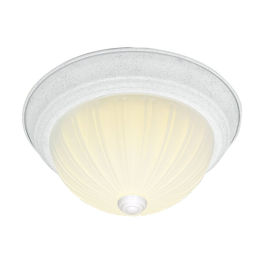 Satco SF76-129 Flush Mount Fixture 3 Light - 15" Flush with Frosted