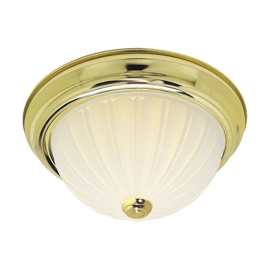 Satco SF76-126 Flush Mount Fixture 2 Light - 13" Flush with Frosted