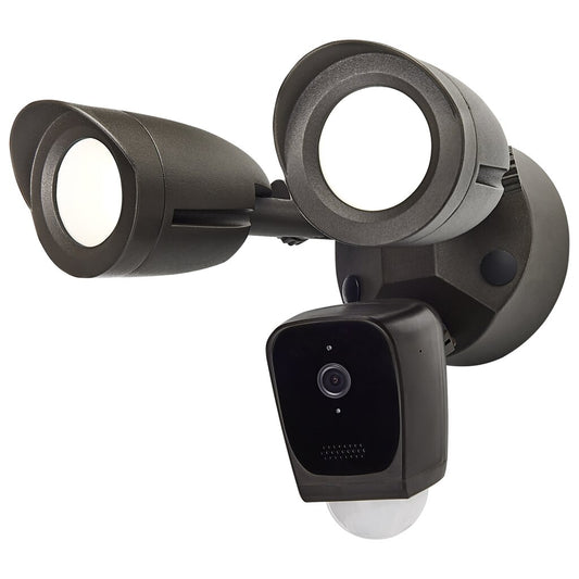 Satco 65-902 20W LED Security Camera Fixture Bullet Outdoor SMART