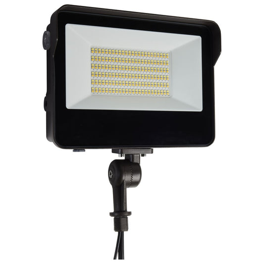 Satco 65-542 45W/60W/80W LED Flood Light Fixture Tempered Glass with