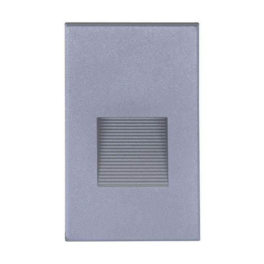 Satco 65-409 3W LED Step Light Fixture Vertical Gray Finish; 120V