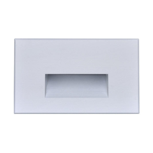 Satco 65-407 5W LED Step Light Fixture Horizontal White Finish; 120V