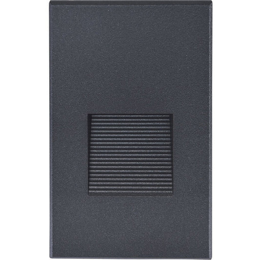 Satco 65-401 3W LED Step Light Fixture Vertical Bronze Finish; 120V
