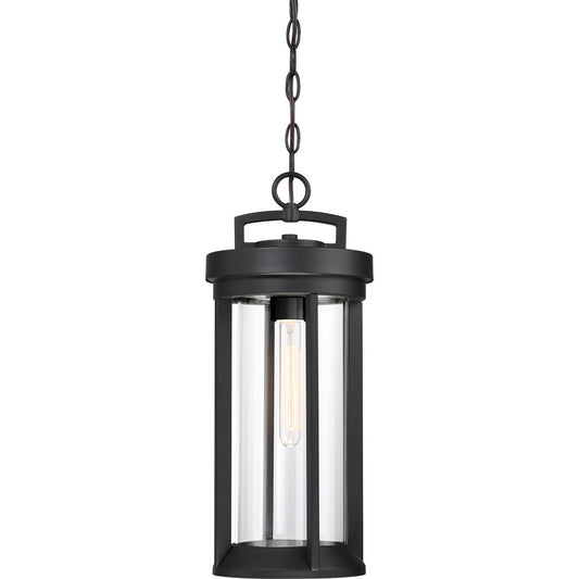 Satco 60-6504 Hanging Lantern Fixture Huron; 1 Light; Aged Bronze