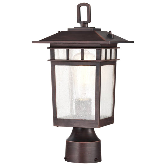 Satco 60-5955 Post Lantern Fixture Cove Neck Collection Outdoor Medium