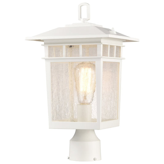 Satco 60-5951 Post Lantern Fixture Cove Neck Collection Outdoor Large