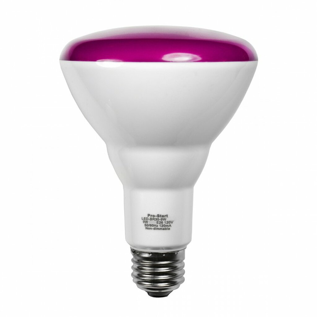 LED-BR30-9W-P 9W BR30 Soft Pink LED Light Bulb