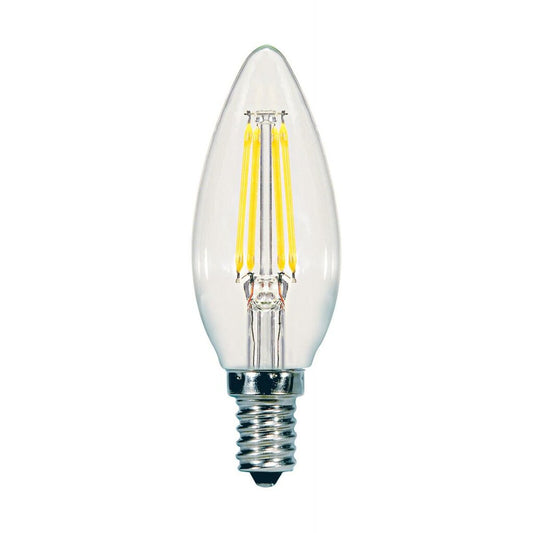 Satco S11371 5.5W C11 Warm White LED Light Bulb