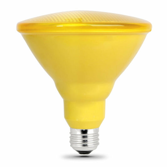 Feit Electric PAR38/Y/10KLED/BX PAR38 Yellow LED Light Bulb