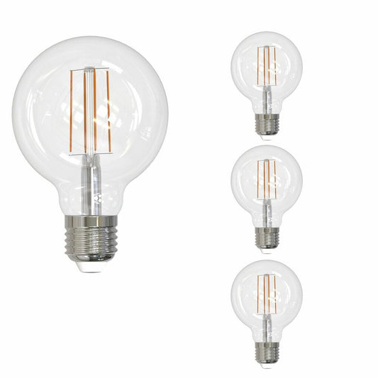 4 pack - Bulbrite 862877 8.5W G25 Soft White Light Bulb