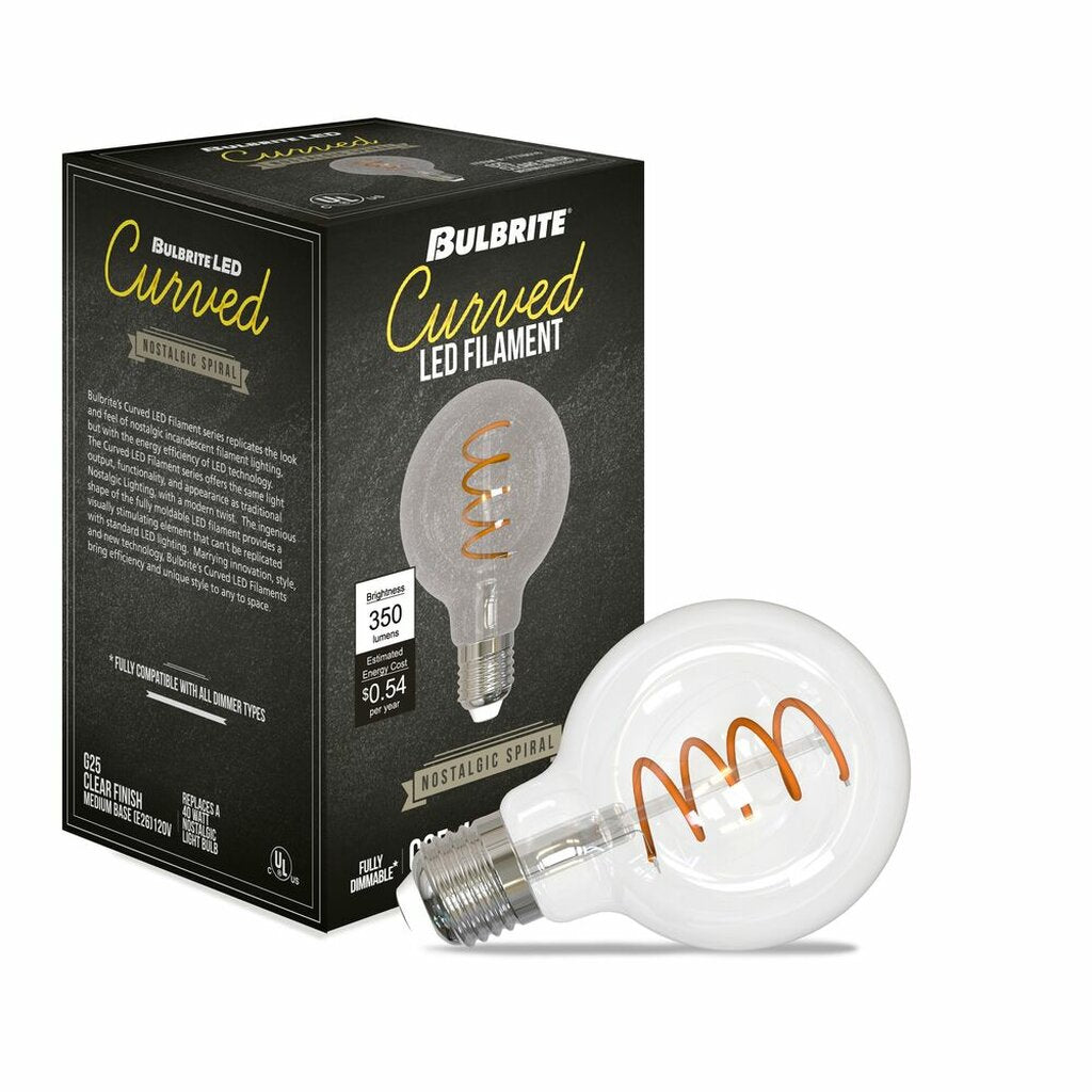 Bulbrite 862868 4.5W G25 Amber Light Bulb