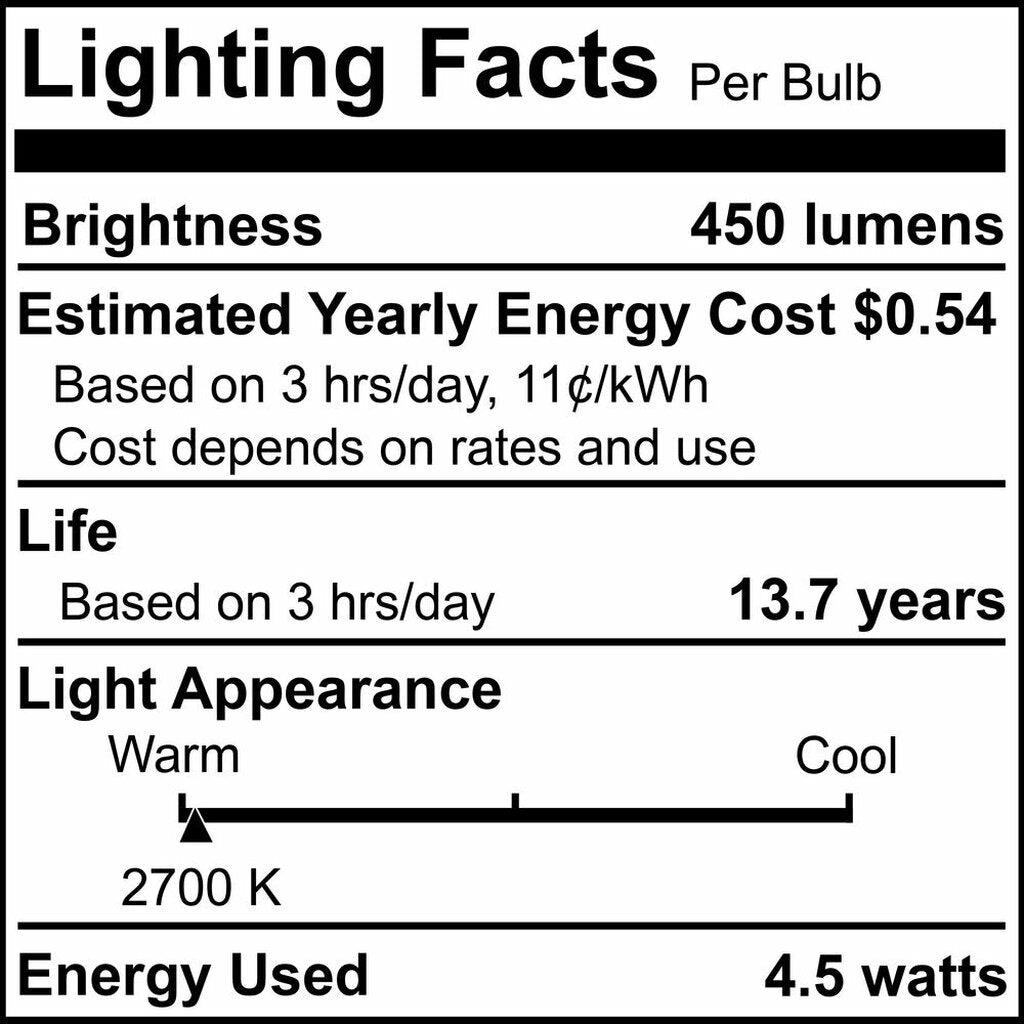 Bulbrite 862864 4W G9 Warm White Light Bulb