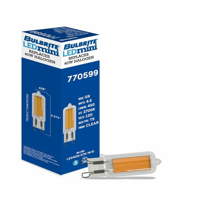 Bulbrite 862864 4W G9 Warm White Light Bulb