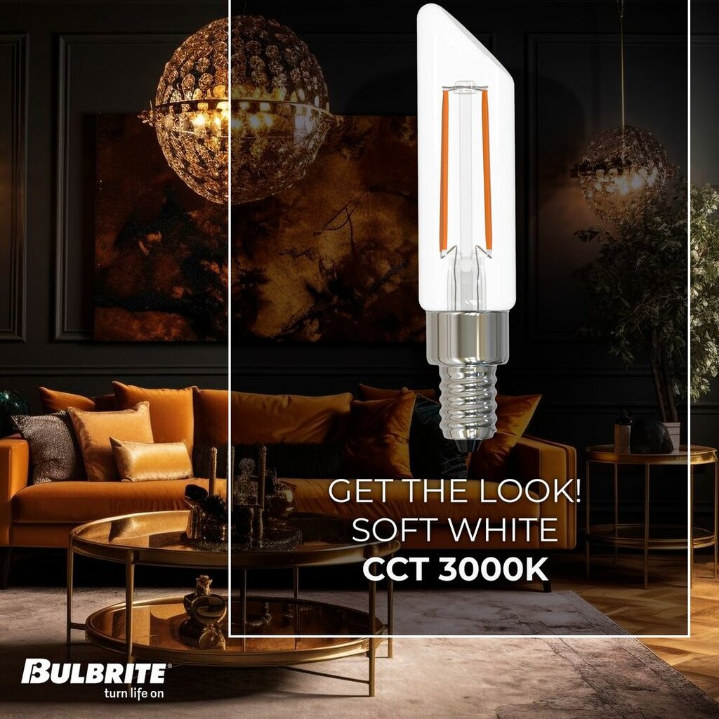 Bulbrite 862860 4W T6 Soft White Light Bulb