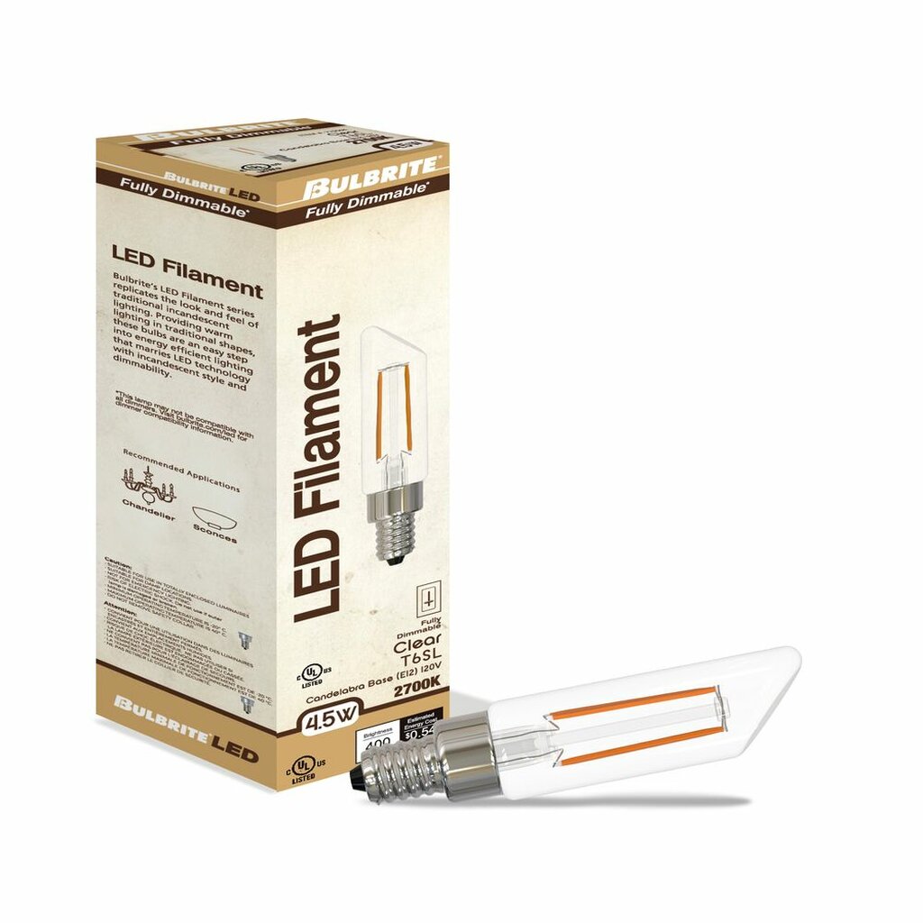 Bulbrite 862859 4W T6 Warm White Light Bulb