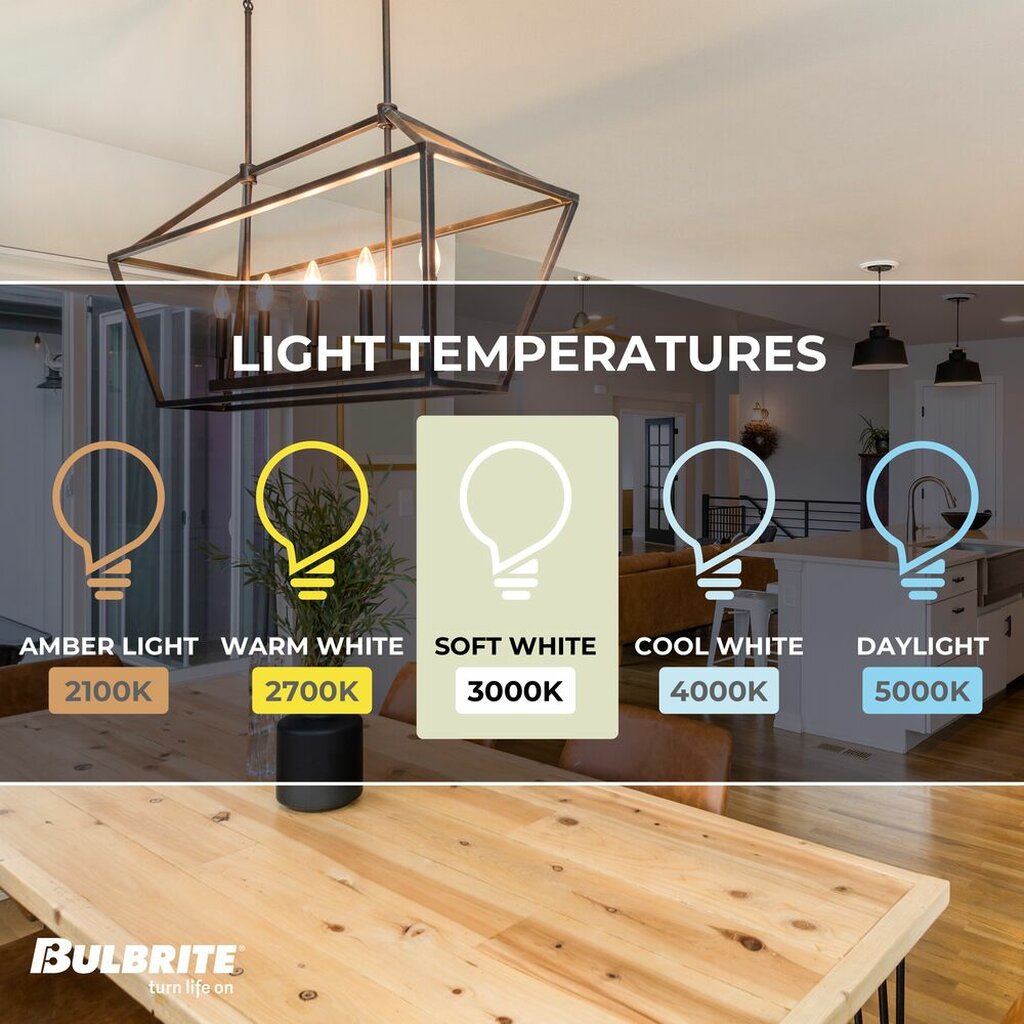 Bulbrite 862856 6.5W B11 Soft White Light Bulb