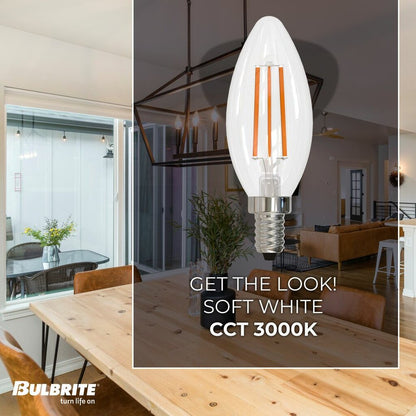 Bulbrite 862856 6.5W B11 Soft White Light Bulb