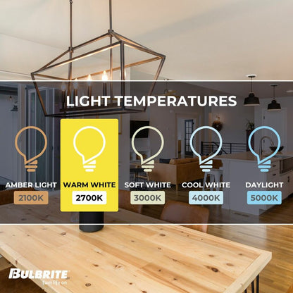 Bulbrite 862855 6.5W B11 Warm White Light Bulb
