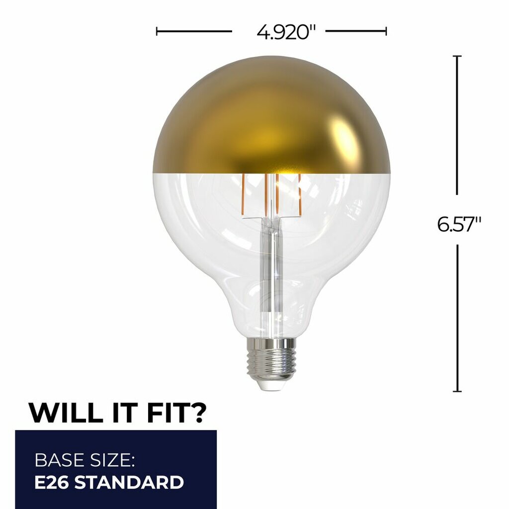 Bulbrite 862852 6W G40 Warm White Light Bulb