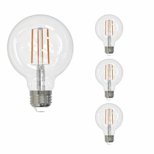 4 pack - Bulbrite 862850 13W G25 Warm White Light Bulb