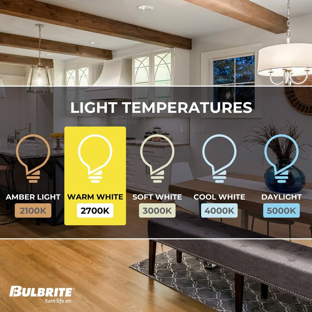 Bulbrite 862848 13W ST18 Warm White Light Bulb