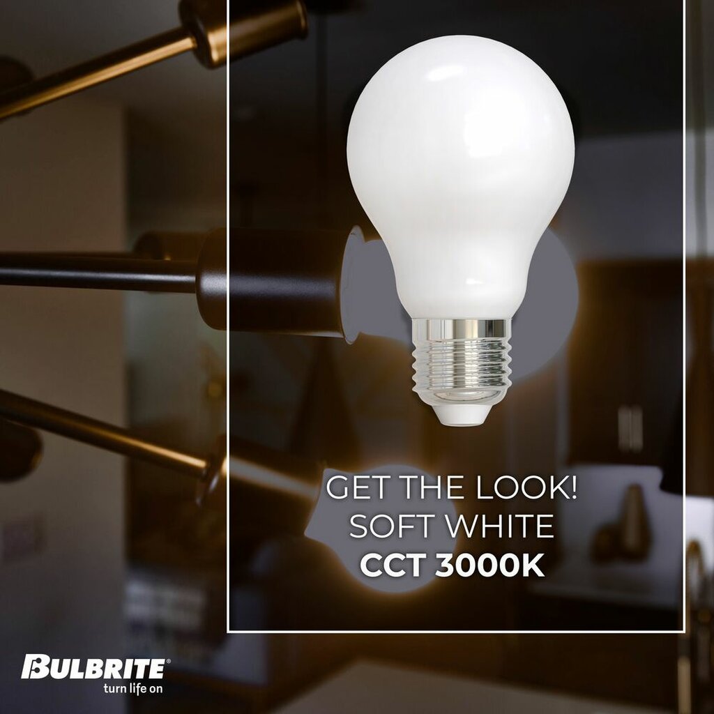 Bulbrite 862847 7W A19 Soft White Light Bulb