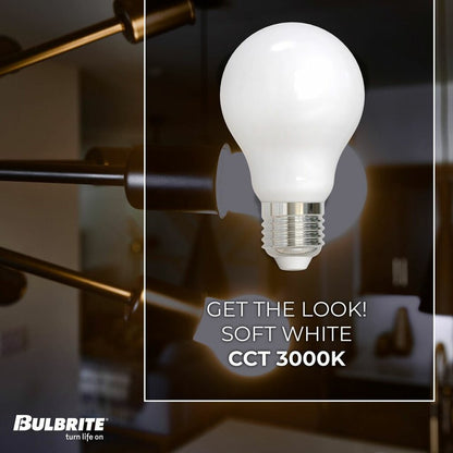Bulbrite 862847 7W A19 Soft White Light Bulb